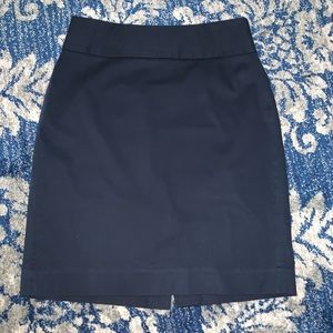Navy Banana Republic skirt